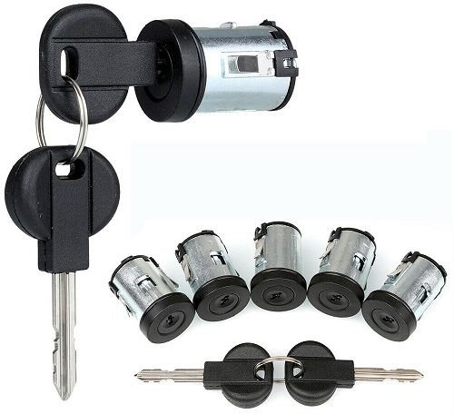 4x barillet serrure de porte Set & clés Fiat Scudo Citroen Dispatch Peugeot Expert 4x barillet serrure de porte Set & clés Fiat Scudo Citroen Dispatch Peugeot Expert